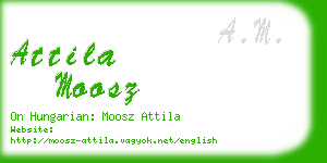 attila moosz business card